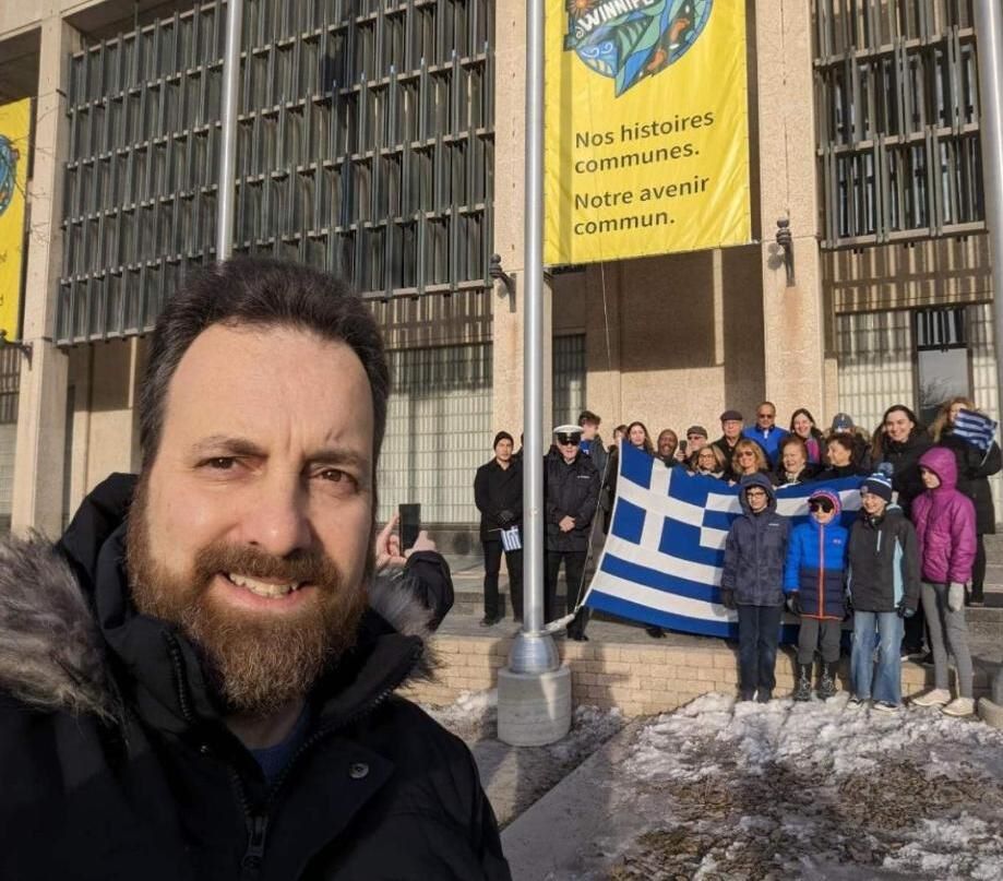 Greek Indepencence Day celebrations in Winnipeg, Canada 26 Mar. 2024