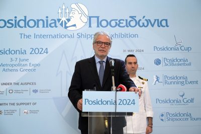 «Καλές Θάλασσες»: Η ομιλία του Υπουργού Εμπορικής Ναυτιλίας,  Χρήστου Στυλιανίδη στην ΕΕΕ από τα Ποσειδώνια 2024 | 04.06.2024